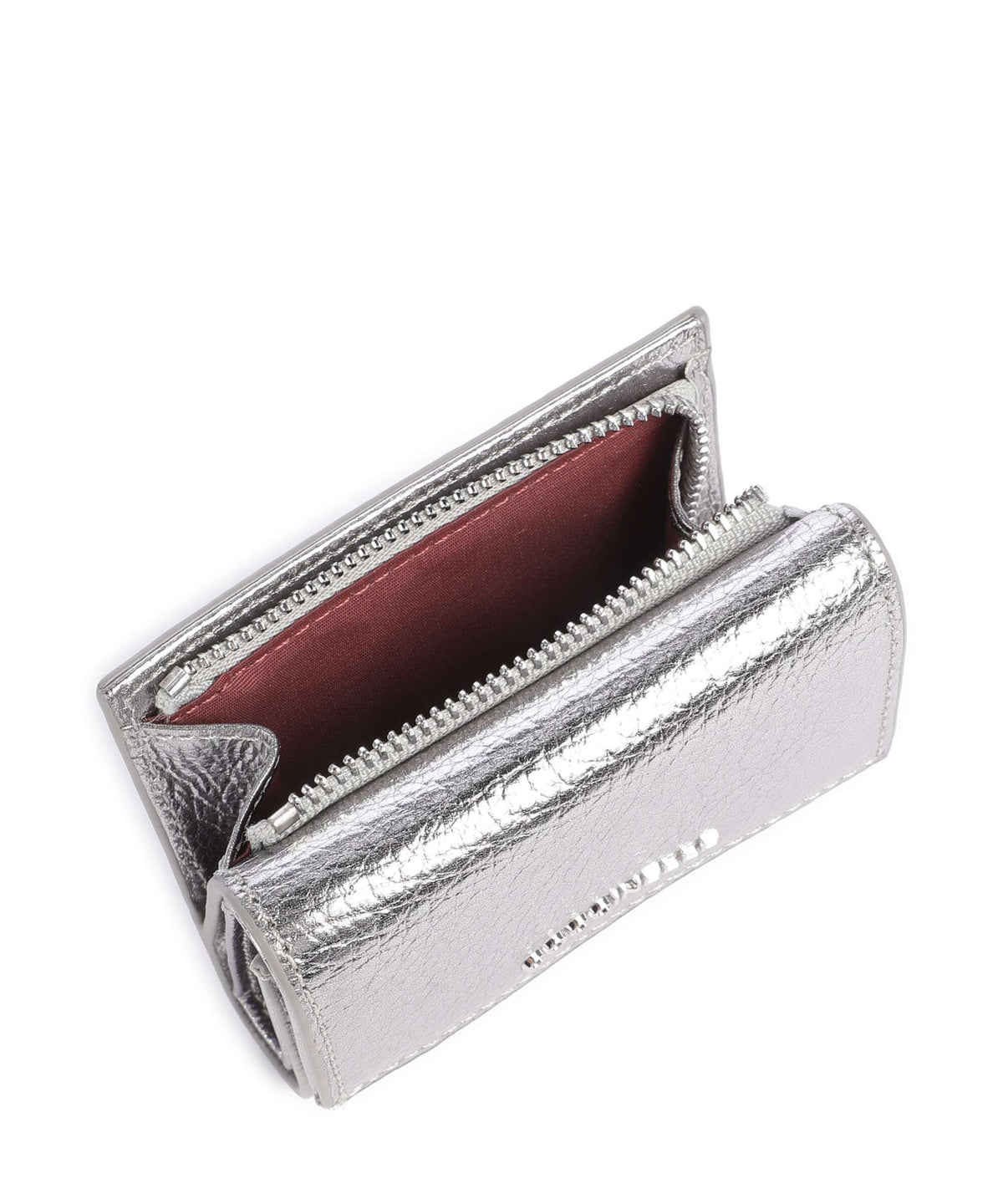 Coccinelle Metallic Soft Wallet steel