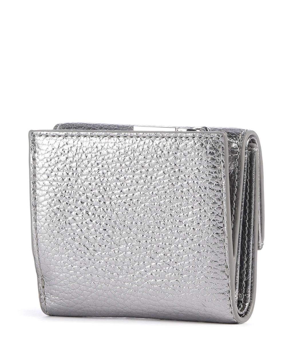Coccinelle Metallic Soft Wallet steel
