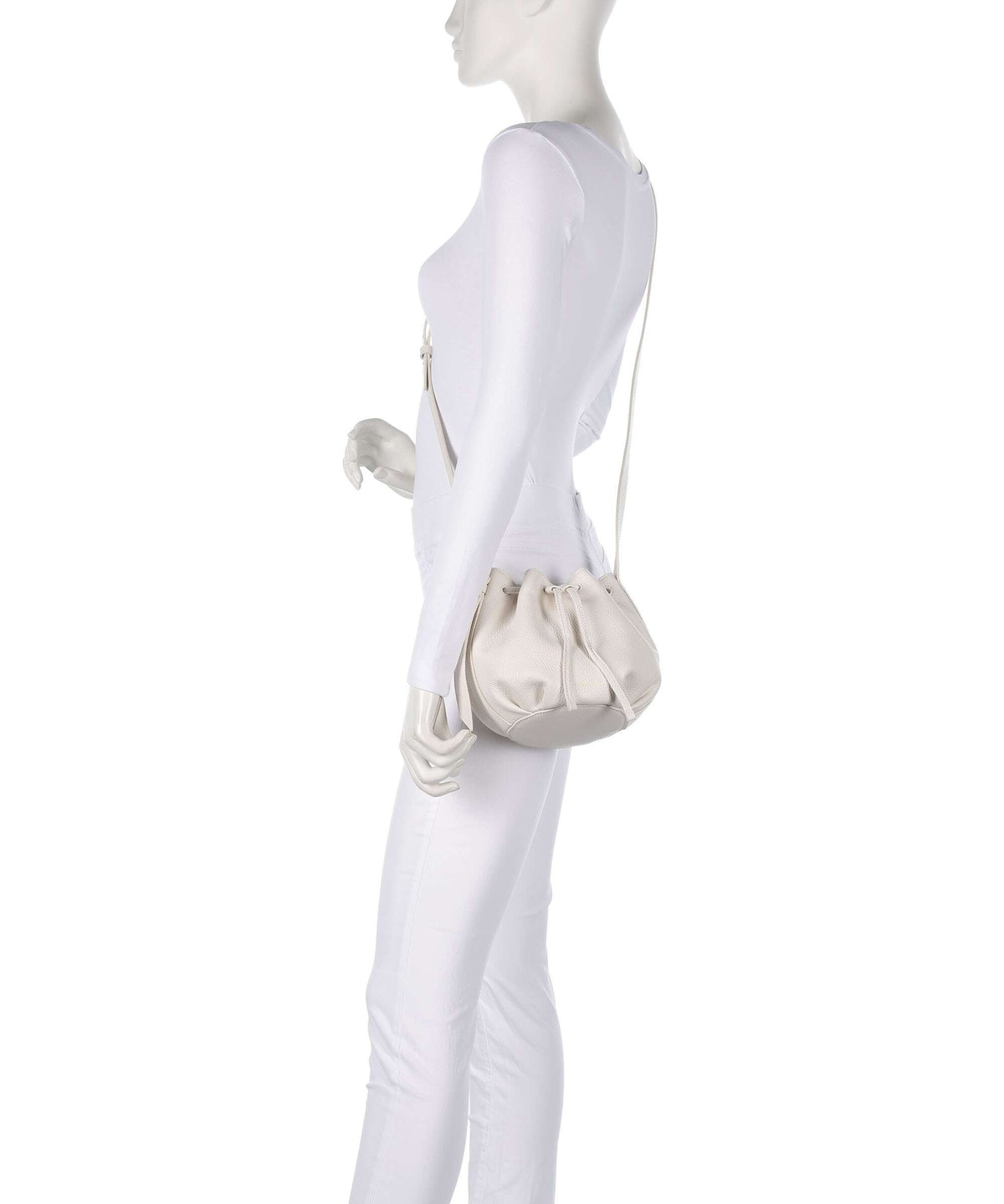 Coccinelle Malory Bucket bag blanco