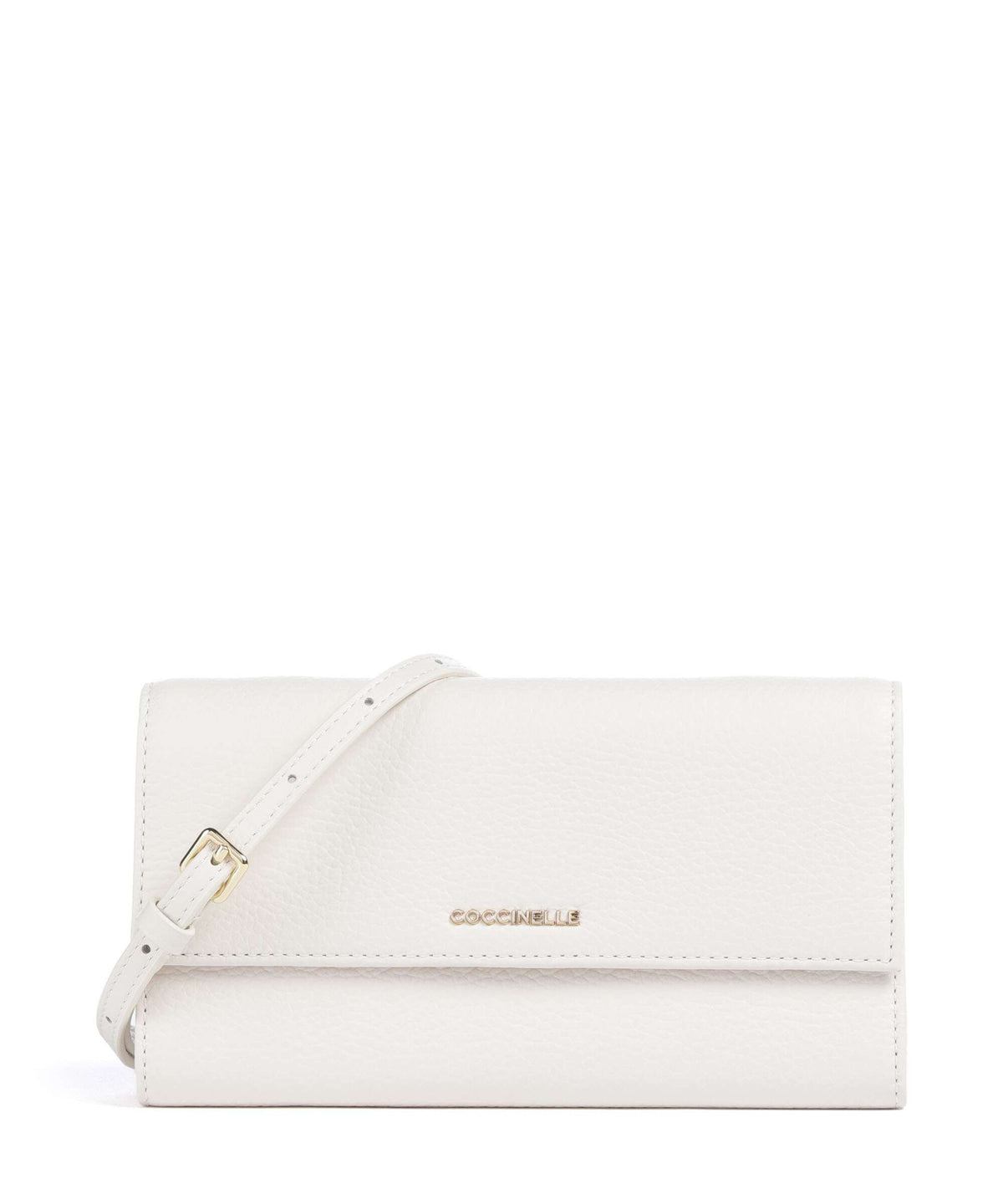 Coccinelle Metallic Soft Wallet blanco