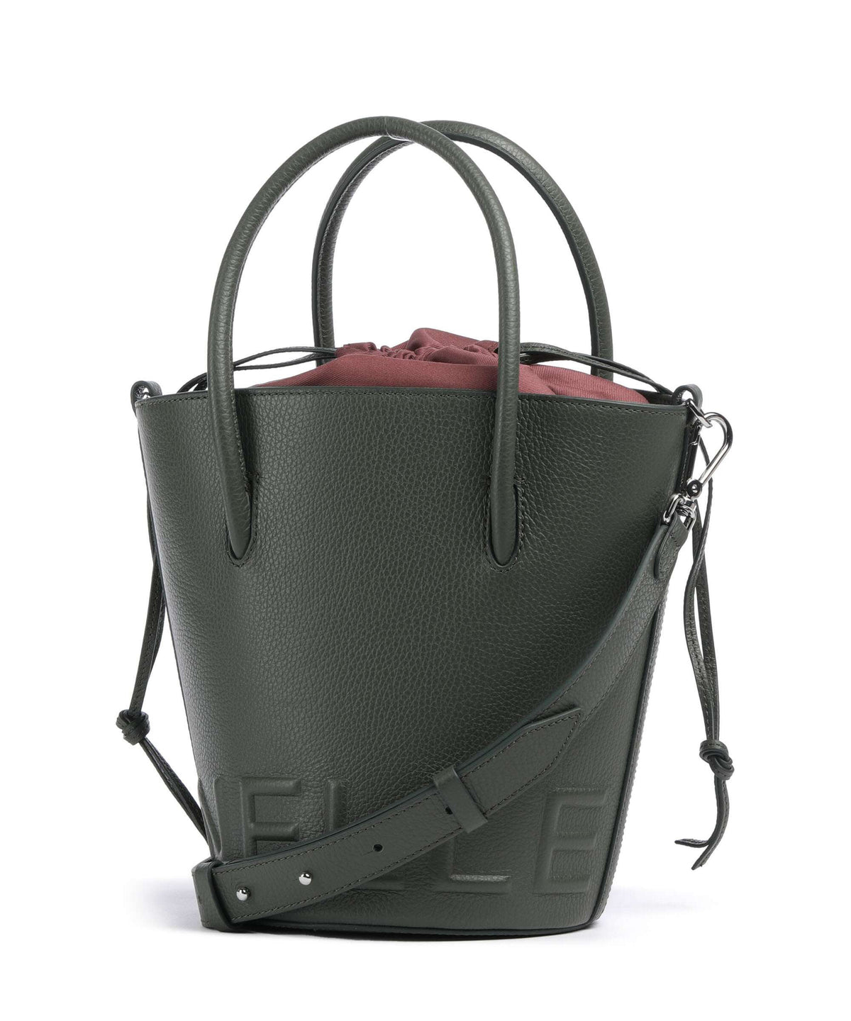 Coccinelle Myrtha Maxi Logo Bucket bag alga