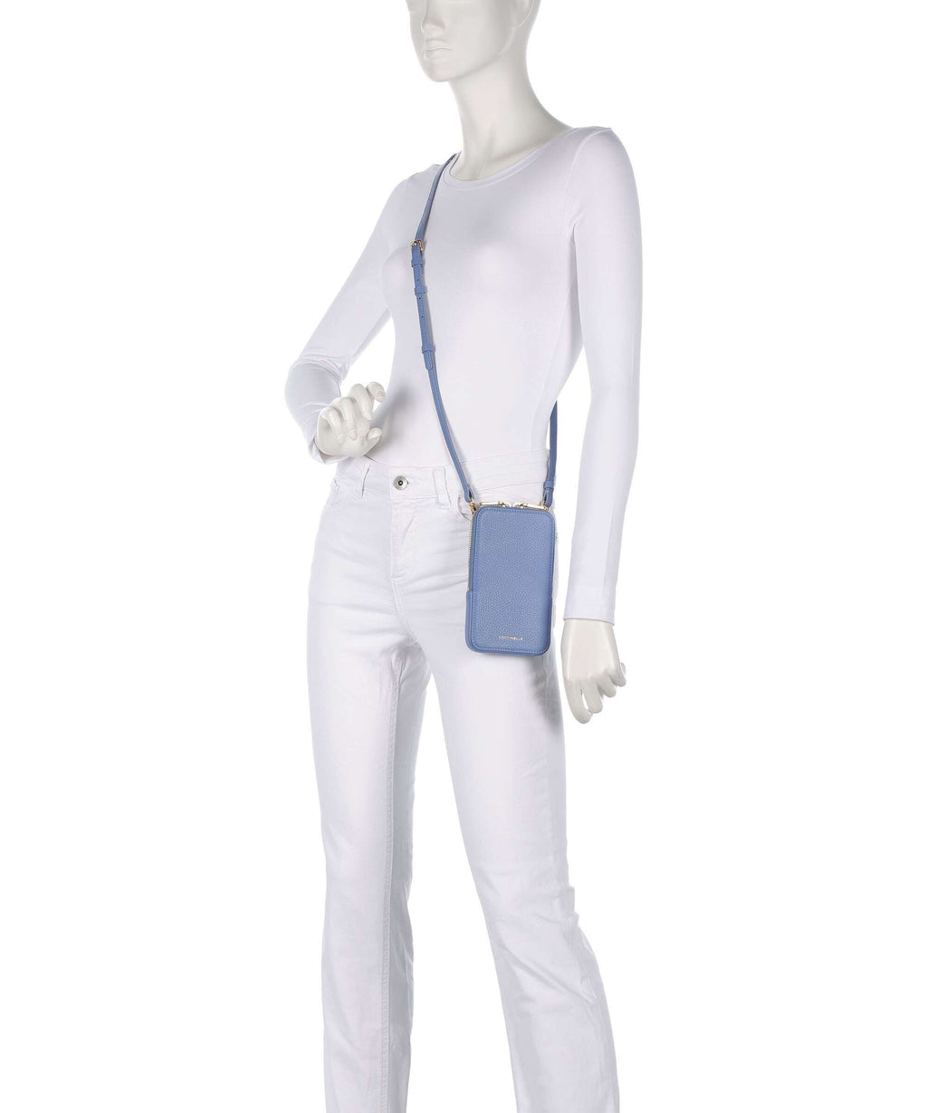Coccinelle Flor Phone bag azul