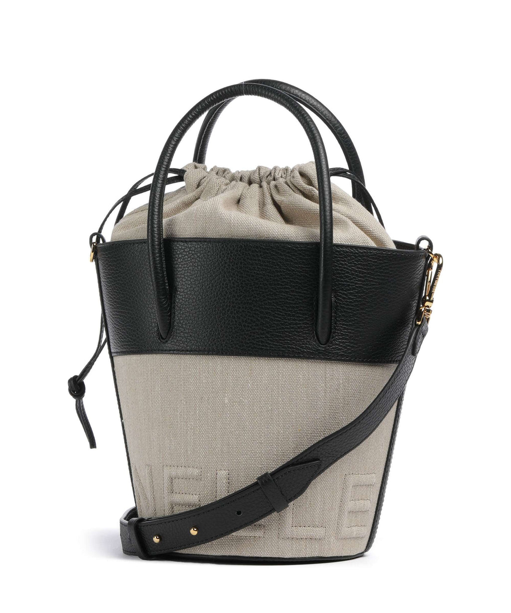Coccinelle Myrtha Canvas Bucket bag natural/noir