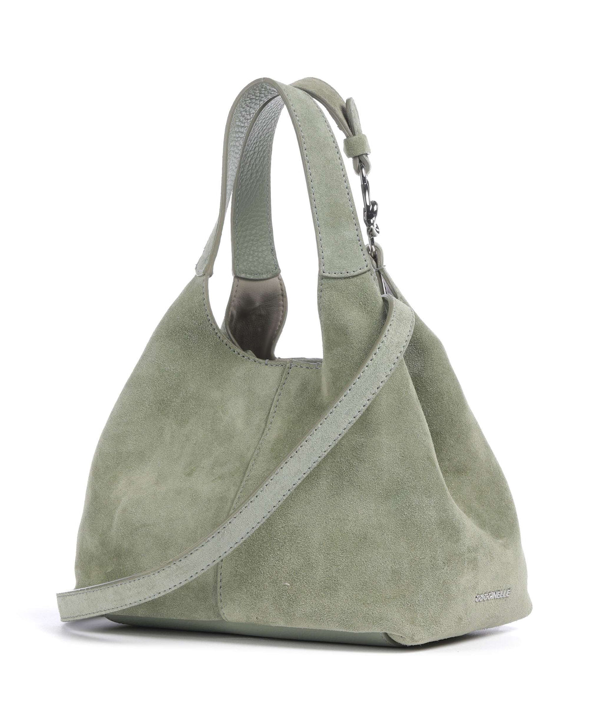 Coccinelle C-Easy Suede Handbag greenery