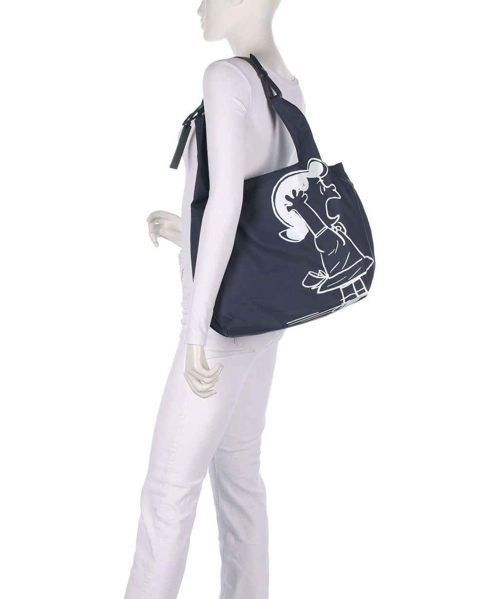 Coccinelle Coccinelle x Peanuts Hobo bag midnight blue