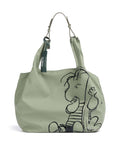 Coccinelle Coccinelle x Peanuts Hobo bag greenery