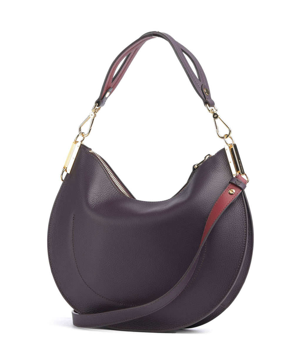 Coccinelle Sunup Hobo bag prune/ribes