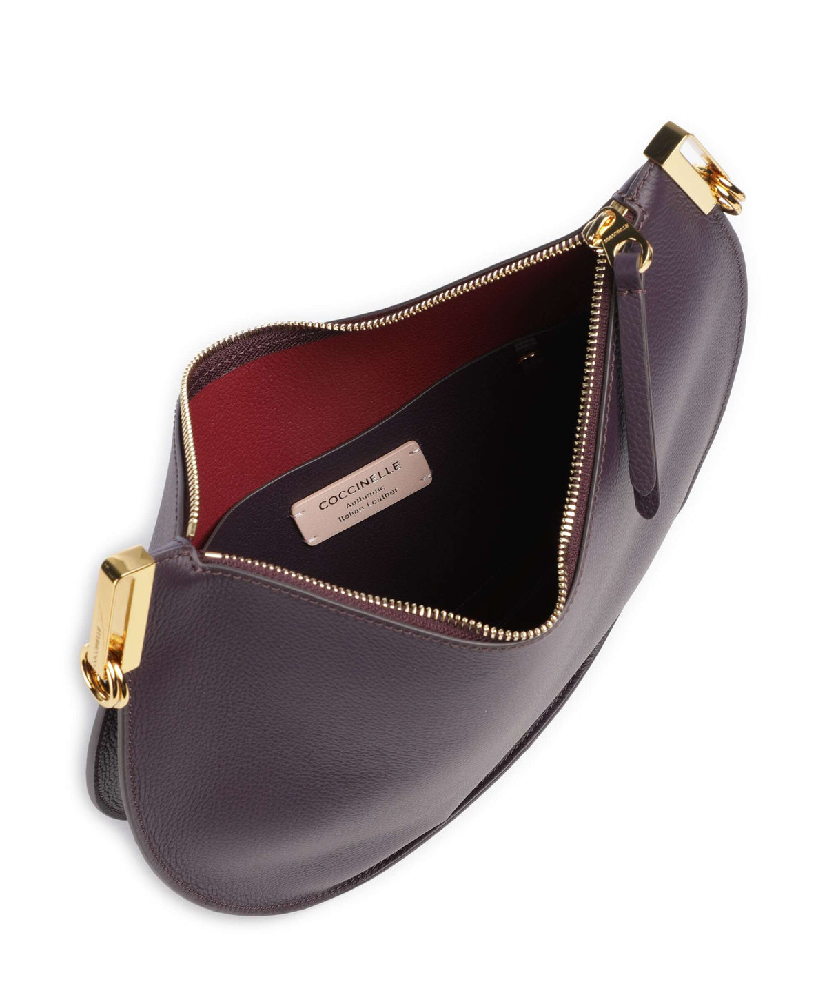 Coccinelle Sunup Hobo bag prune/ribes