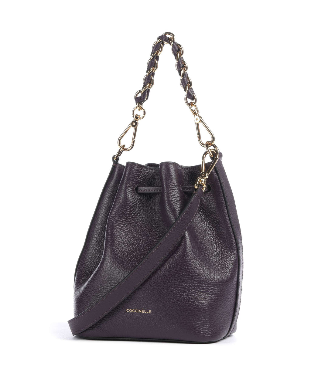Coccinelle Beat Generation Bucket bag prune