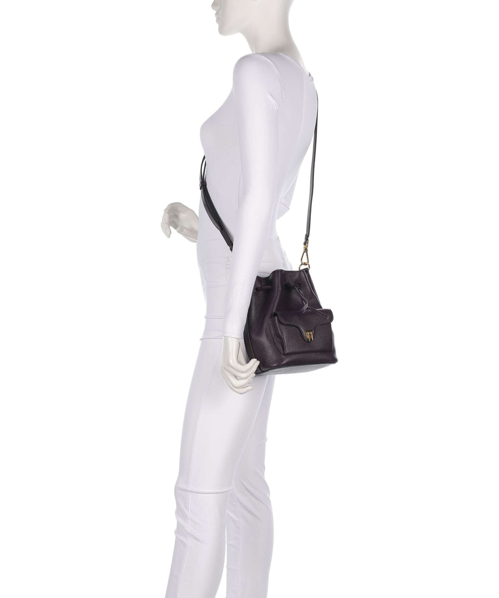 Coccinelle Beat Generation Bucket bag prune