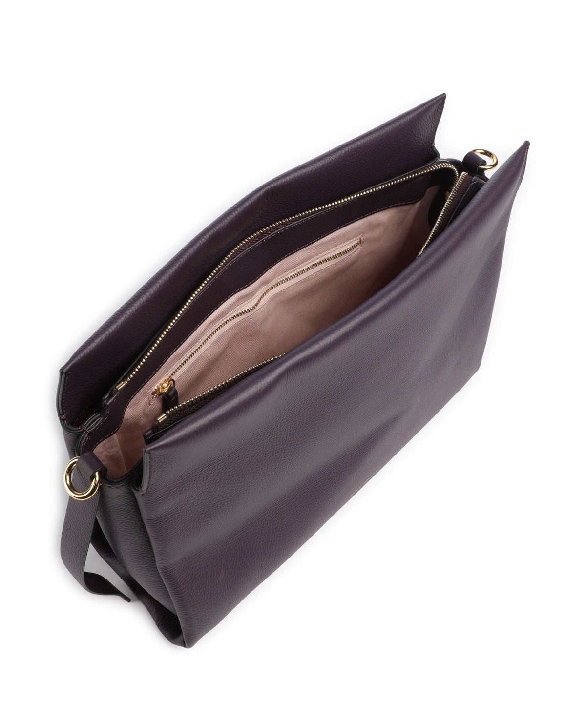 Coccinelle Boheme Grana Double Hobo bag prune/ribes