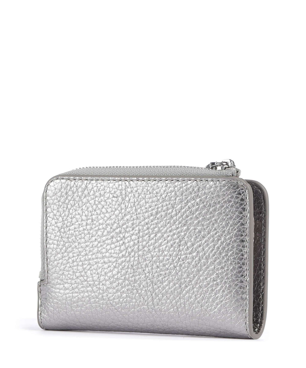 Coccinelle Metallic Soft Wallet steel
