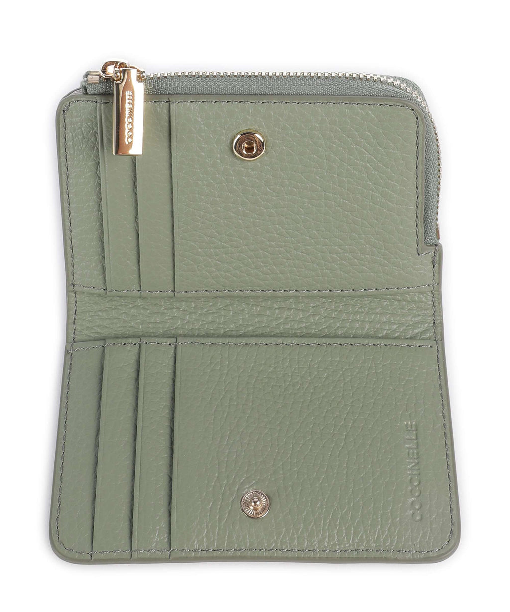 Coccinelle Metallic Soft Wallet greenery