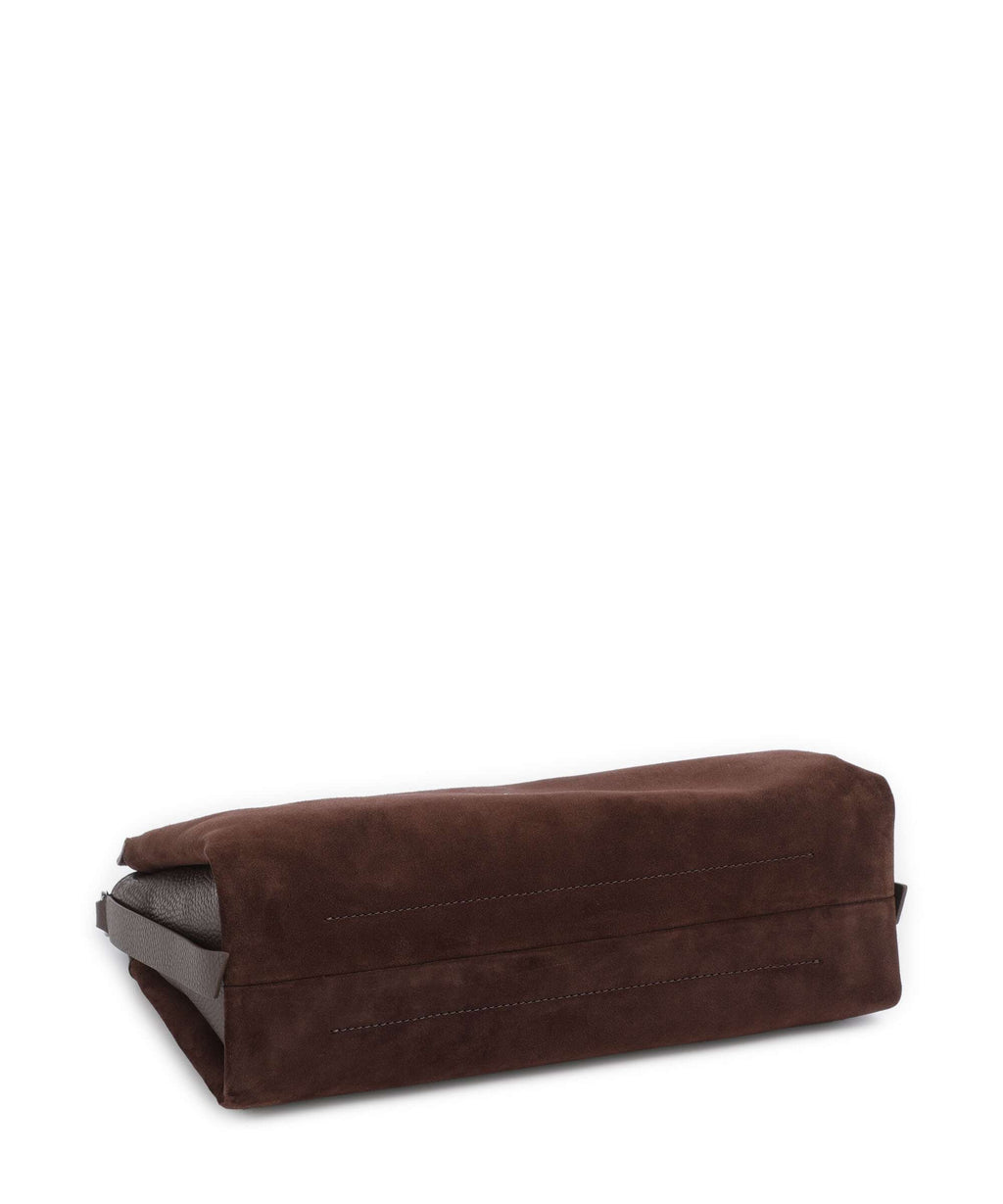 Coccinelle Boheme Suede Hobo bag brunette