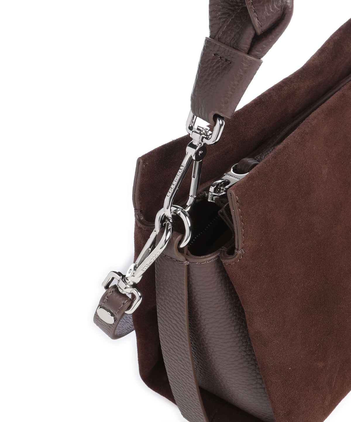 Coccinelle Boheme Suede Handbag brunette
