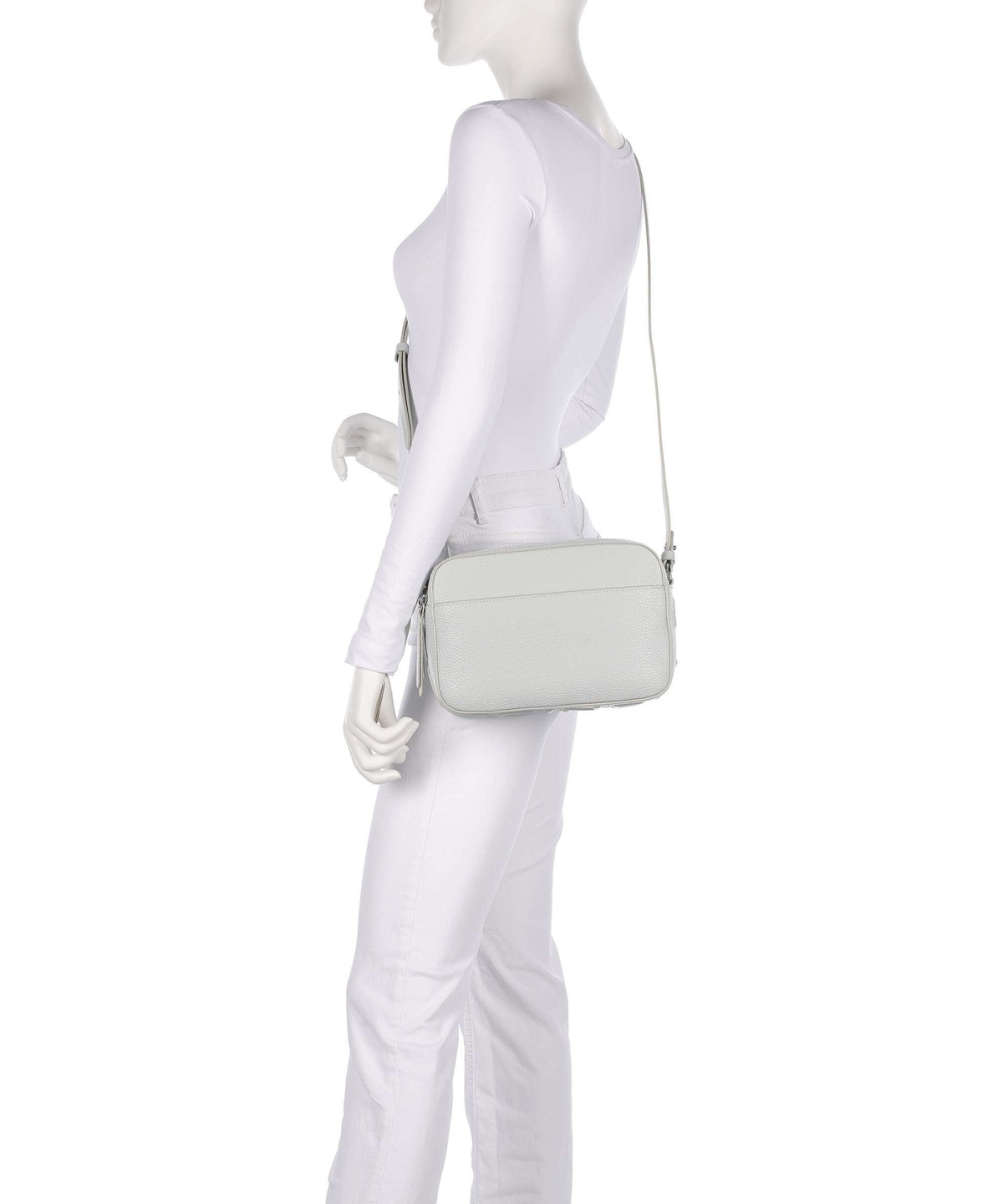 Coccinelle Myrtha Maxi Logo Crossbody bag snow