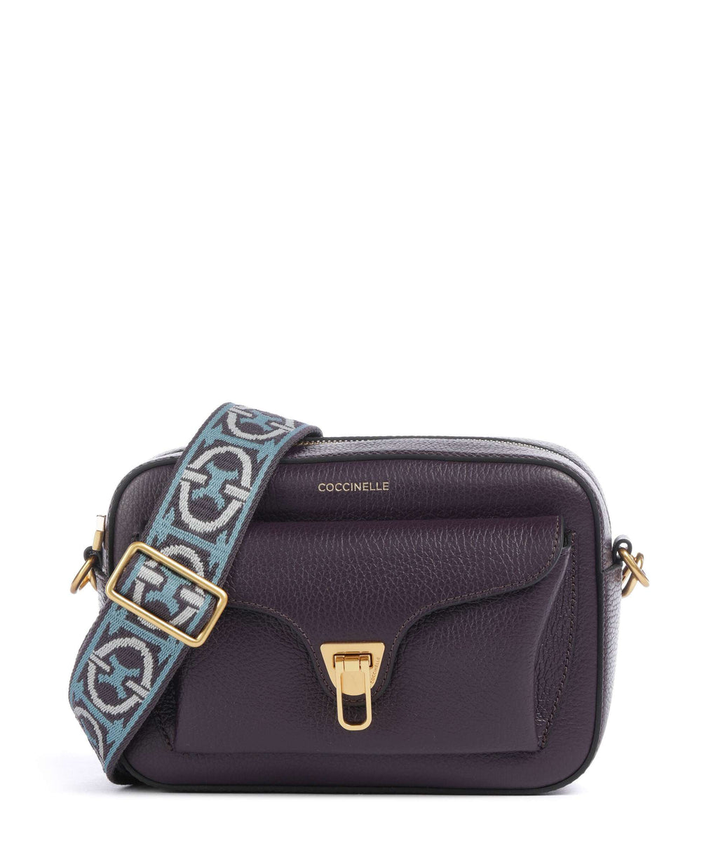 Coccinelle Beat Soft Ribbon Crossbody bag prune