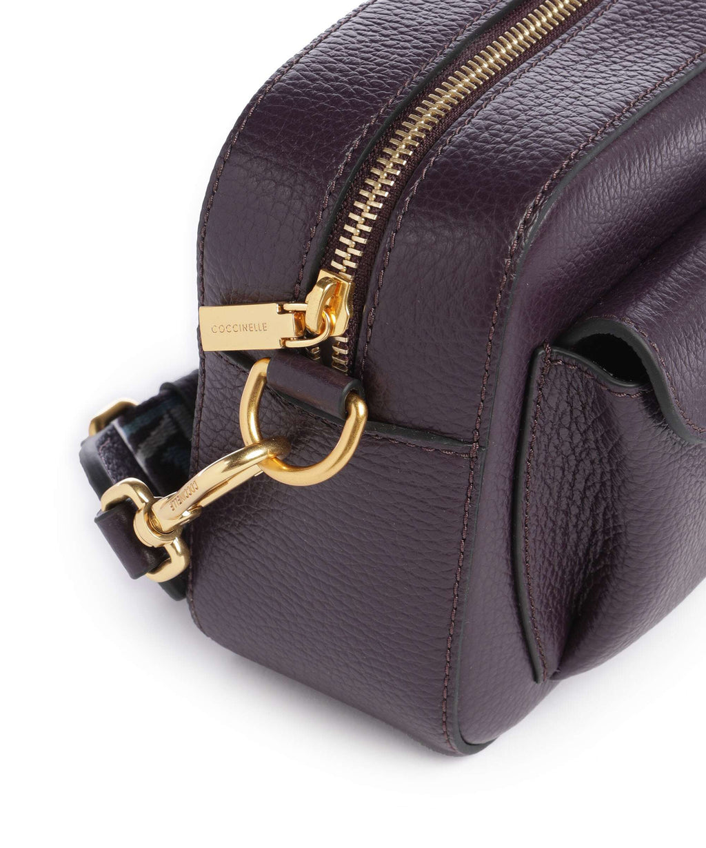 Coccinelle Beat Soft Ribbon Crossbody bag prune