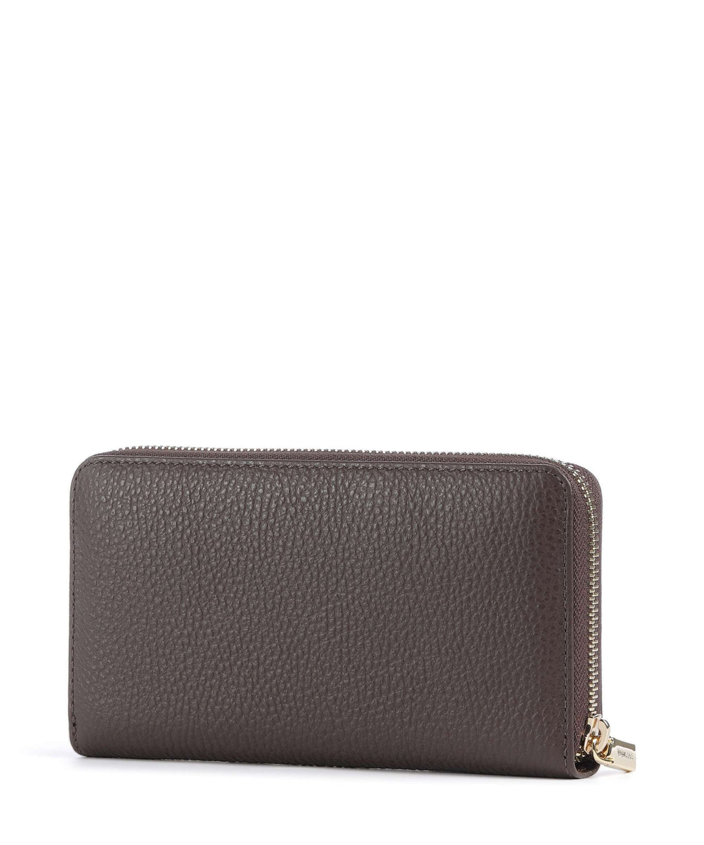 Coccinelle Metallic Soft Wallet brunette