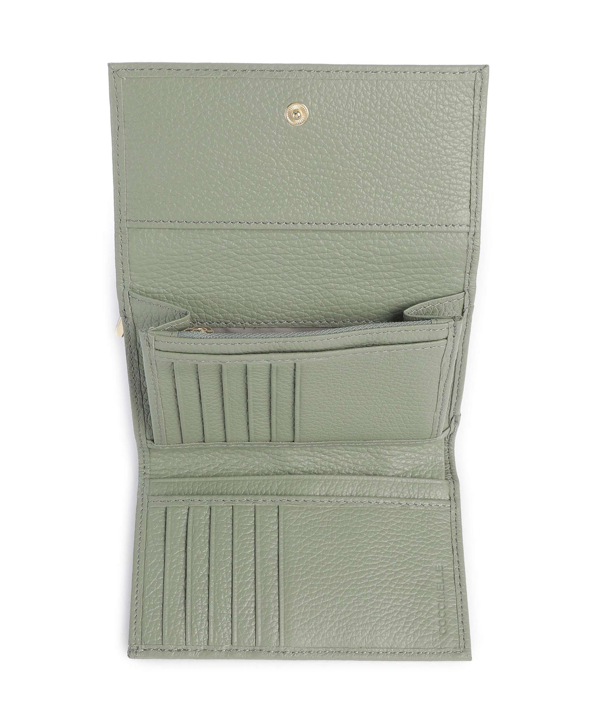 Coccinelle Metallic Soft Wallet greenery