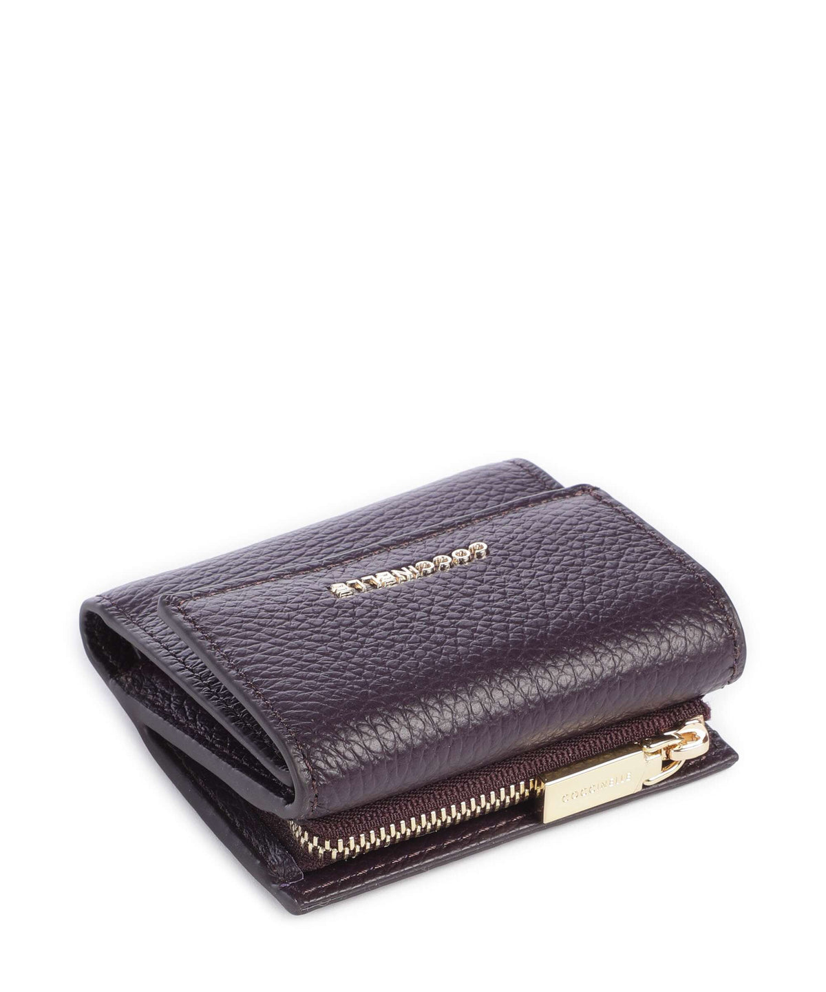 Coccinelle Metallic Soft Wallet prune