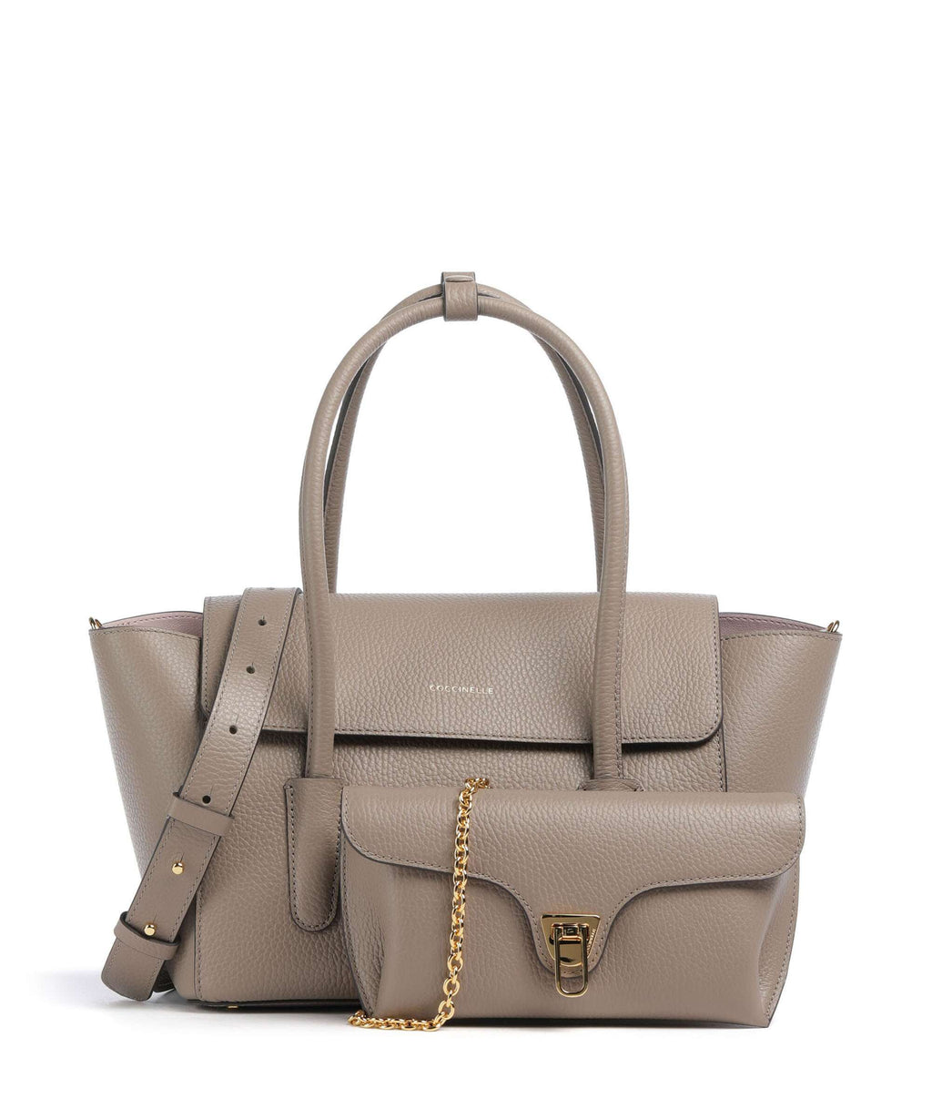 Coccinelle Beat Double Handbag warm taupe