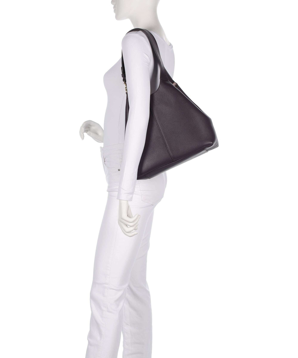 Coccinelle C-Easy Hobo bag prune