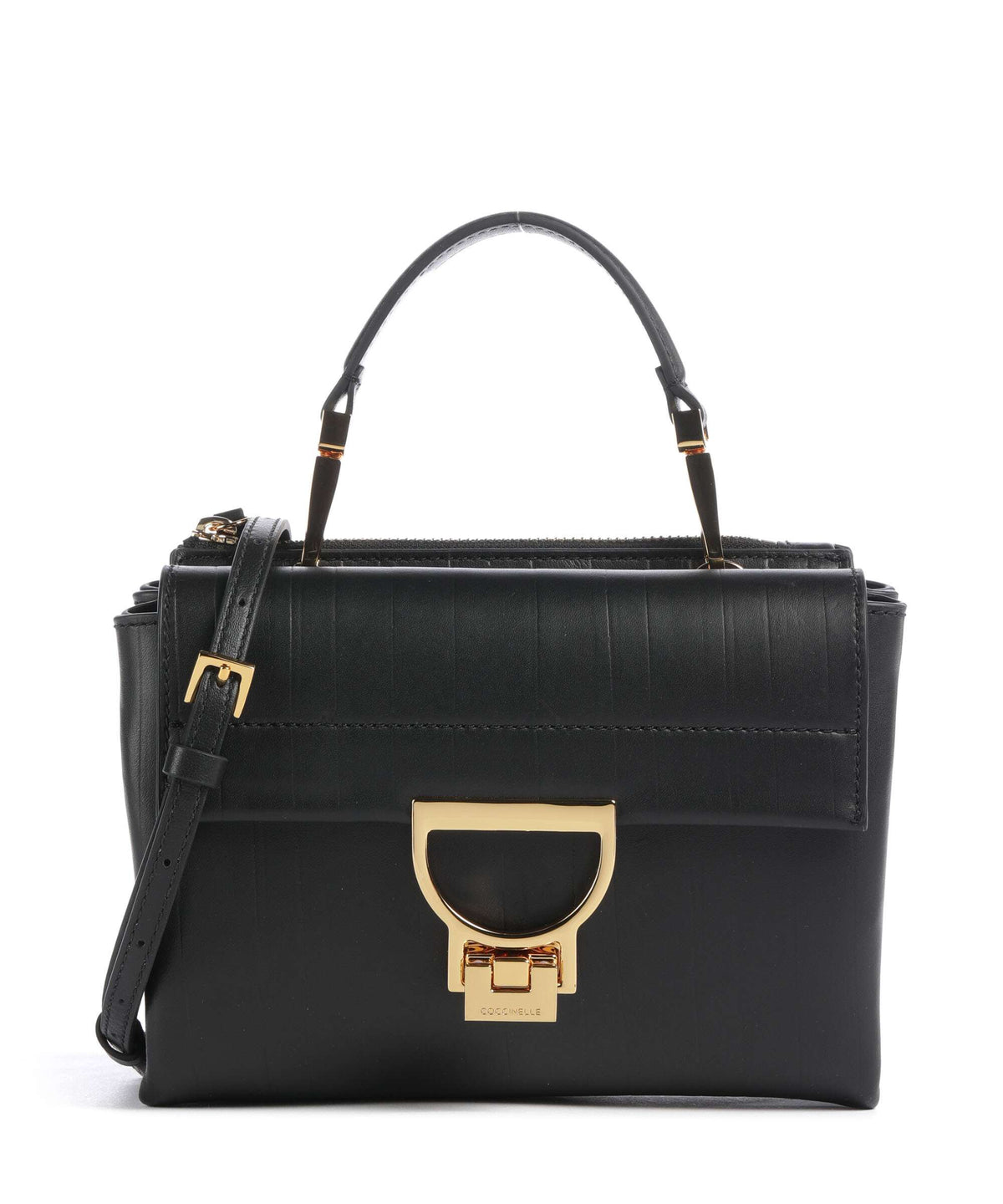Coccinelle Arlettis Plisse Crossbody bag noir