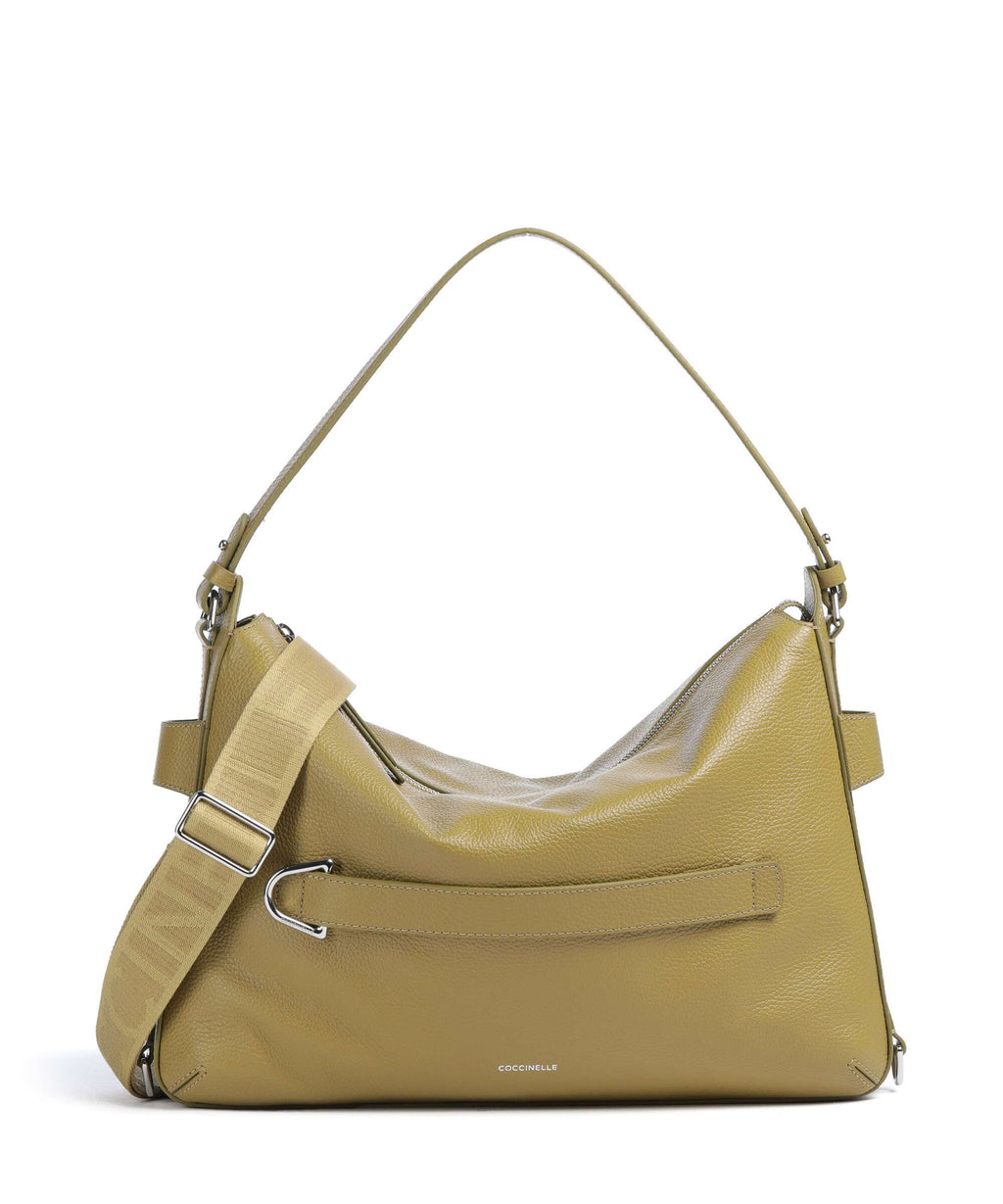 Coccinelle Gretel Ribbon Hobo bag seagrass