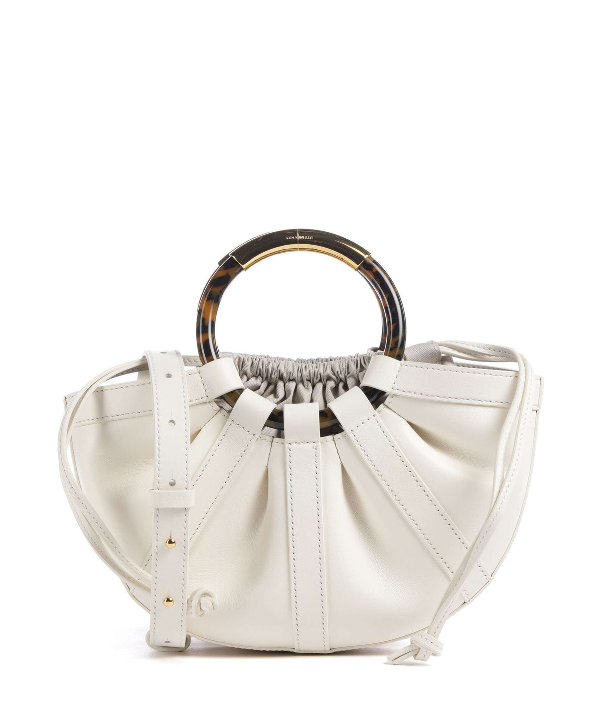 Coccinelle Shell Handbag pearl
