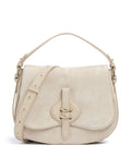 Coccinelle Mavery Suede Handbag sandshell