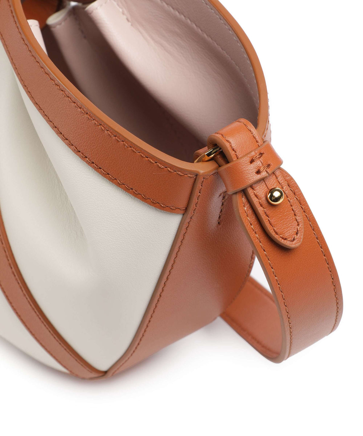 Coccinelle Shell Handbag crab/pearl