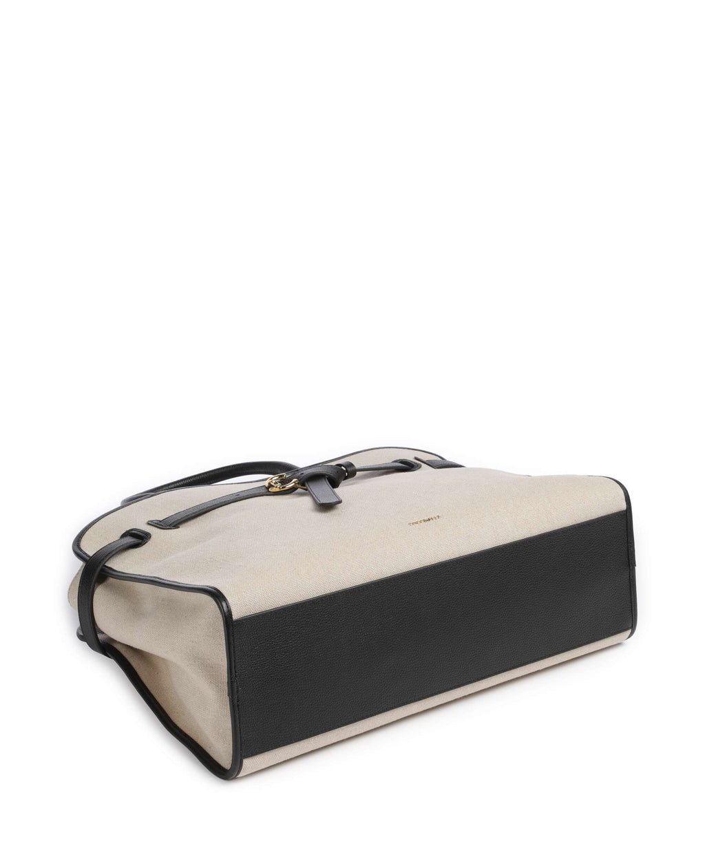 Coccinelle Sabine Canvas Handbag natural/noir