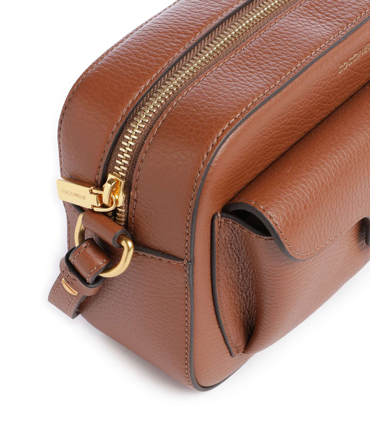 Coccinelle Beat Soft Crossbody bag cognac
