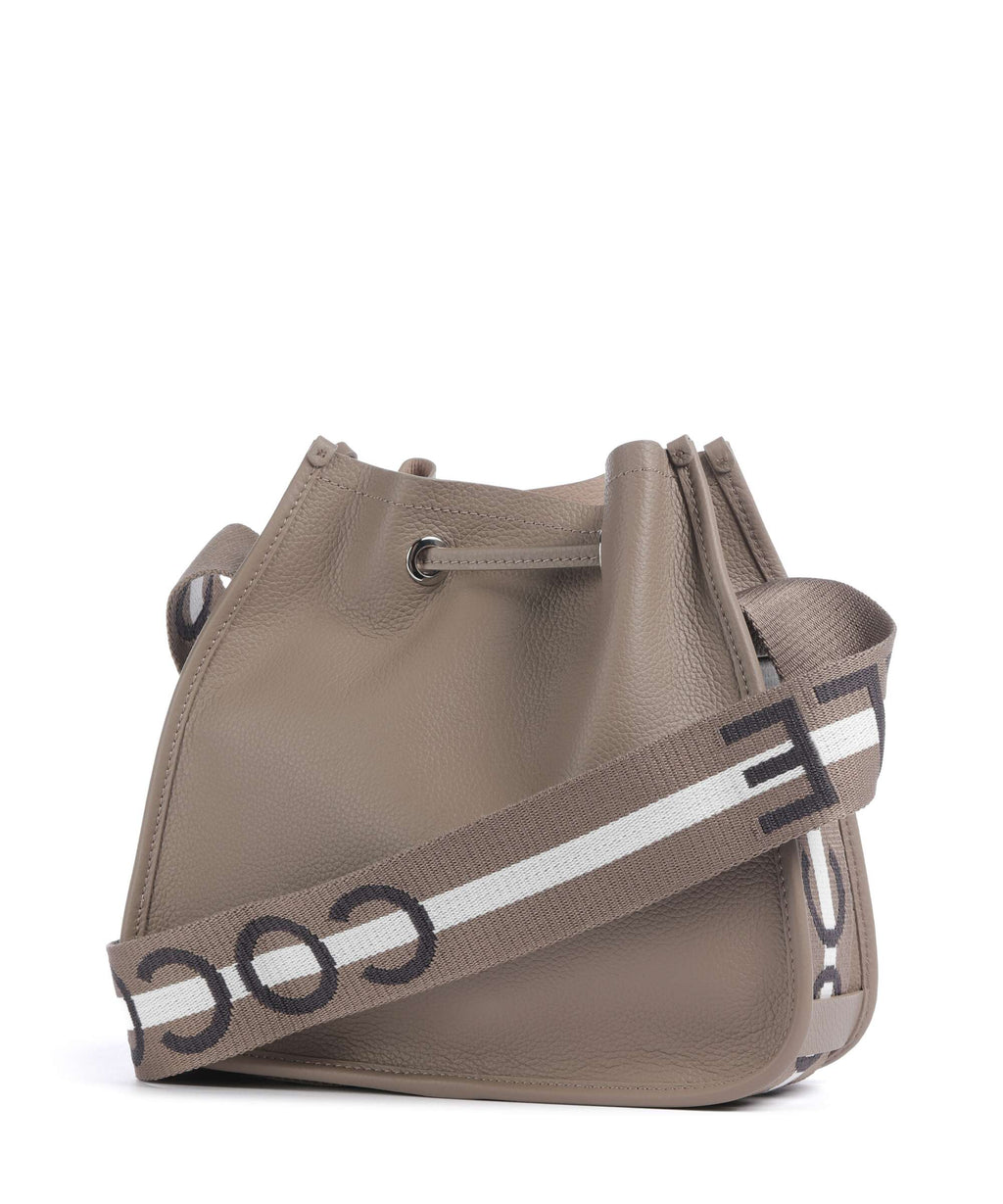Coccinelle Raquel Bucket bag warm taupe/rosette