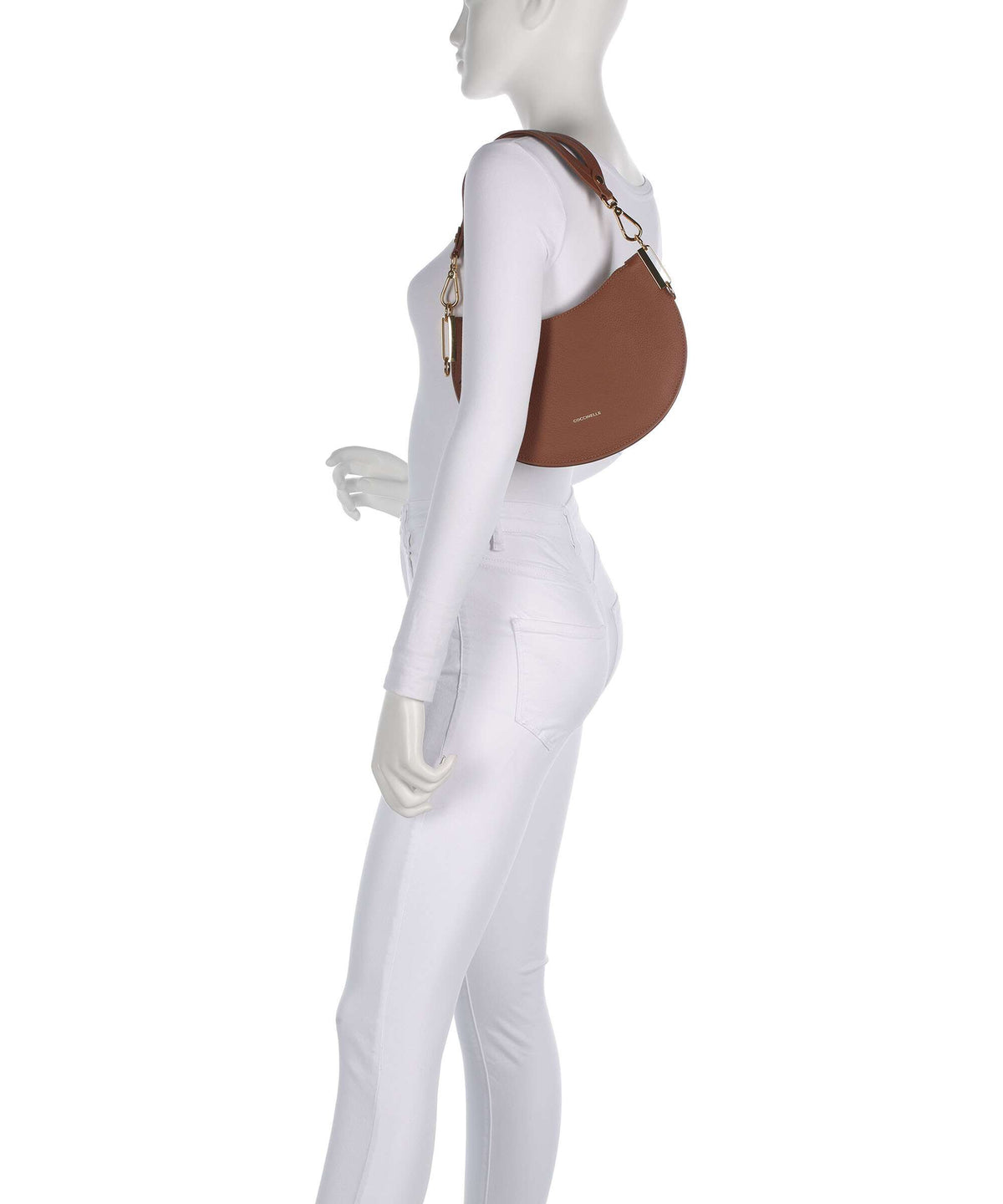 Coccinelle Sunup Shoulder bag cognac/noir