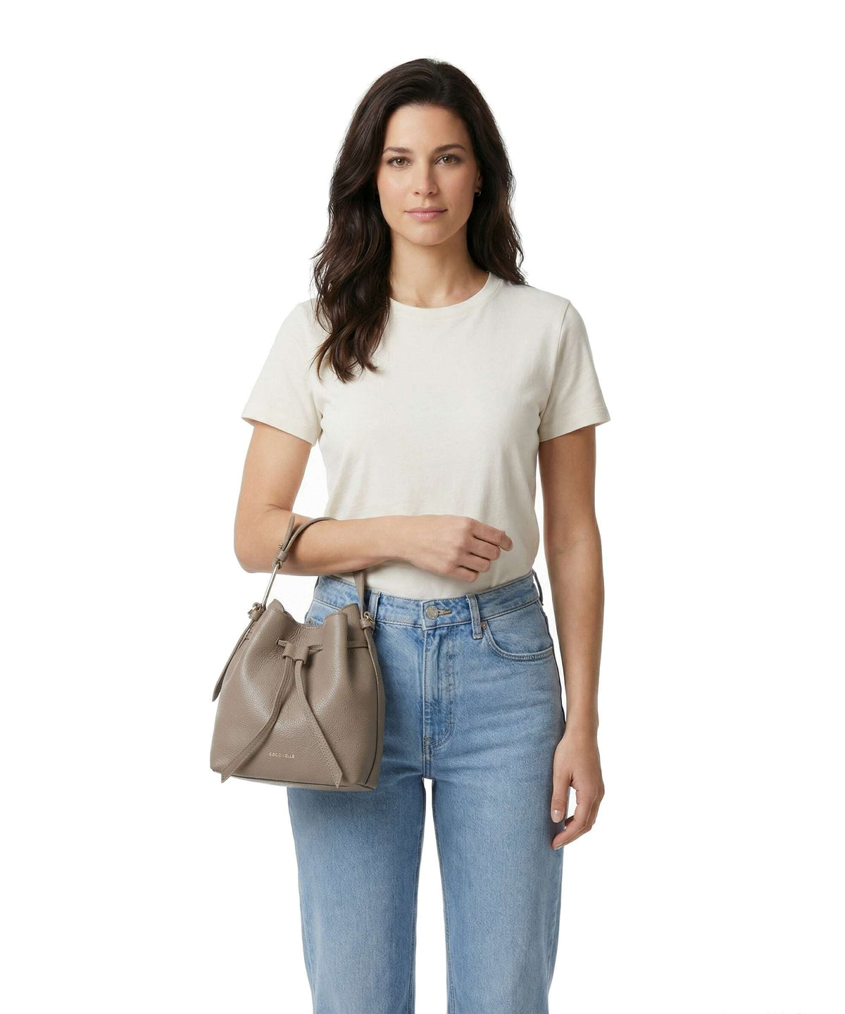 Coccinelle Malory Bucket bag warm taupe