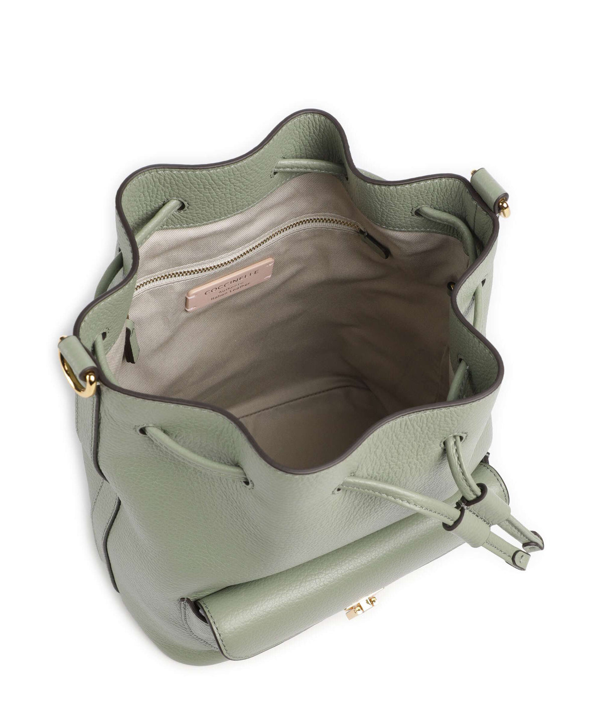 Coccinelle Beat Generation Bucket bag greenery