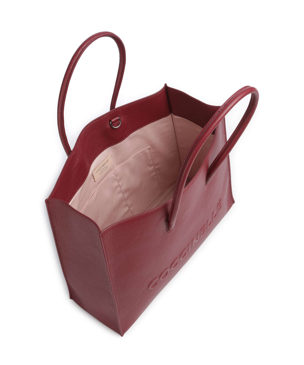 Coccinelle Myrtha Maxi Logo Tote bag ribes