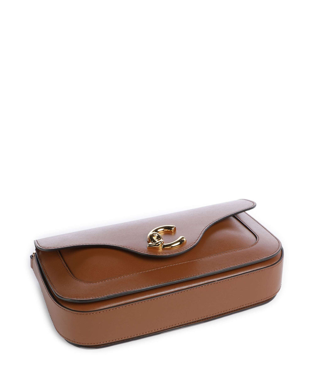 Coccinelle C-Me Crossbody bag cognac