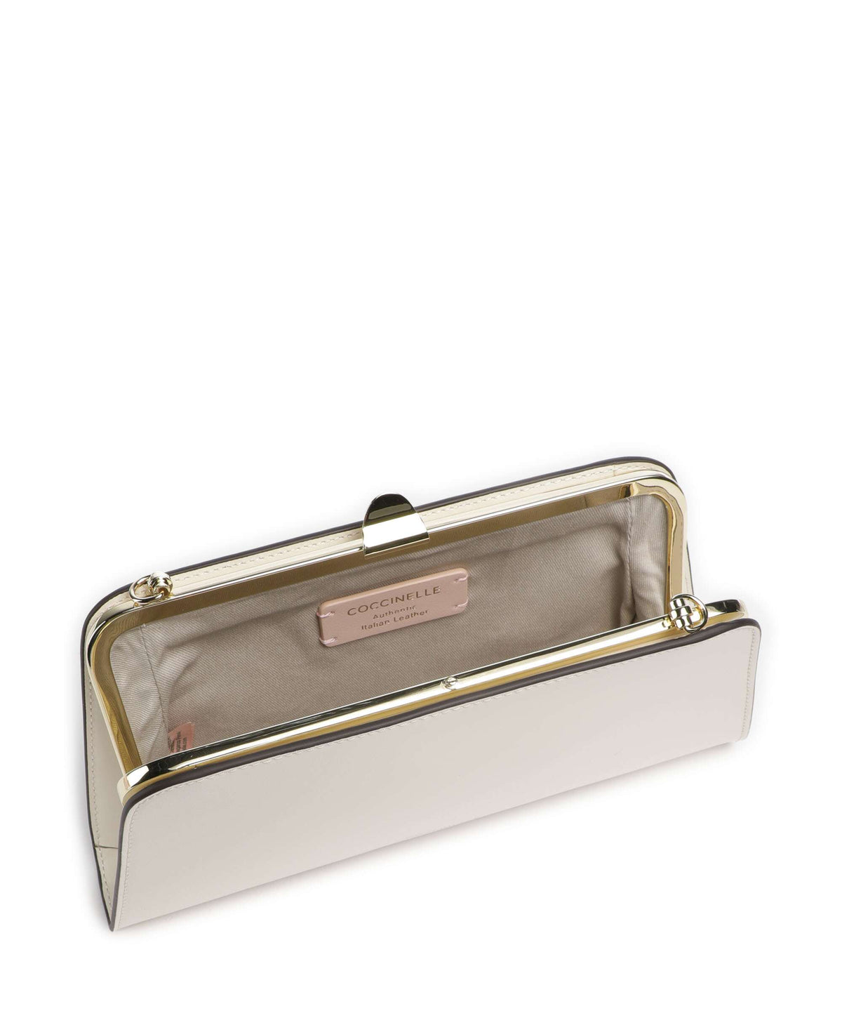 Coccinelle Liv Calf Crossbody bag pearl