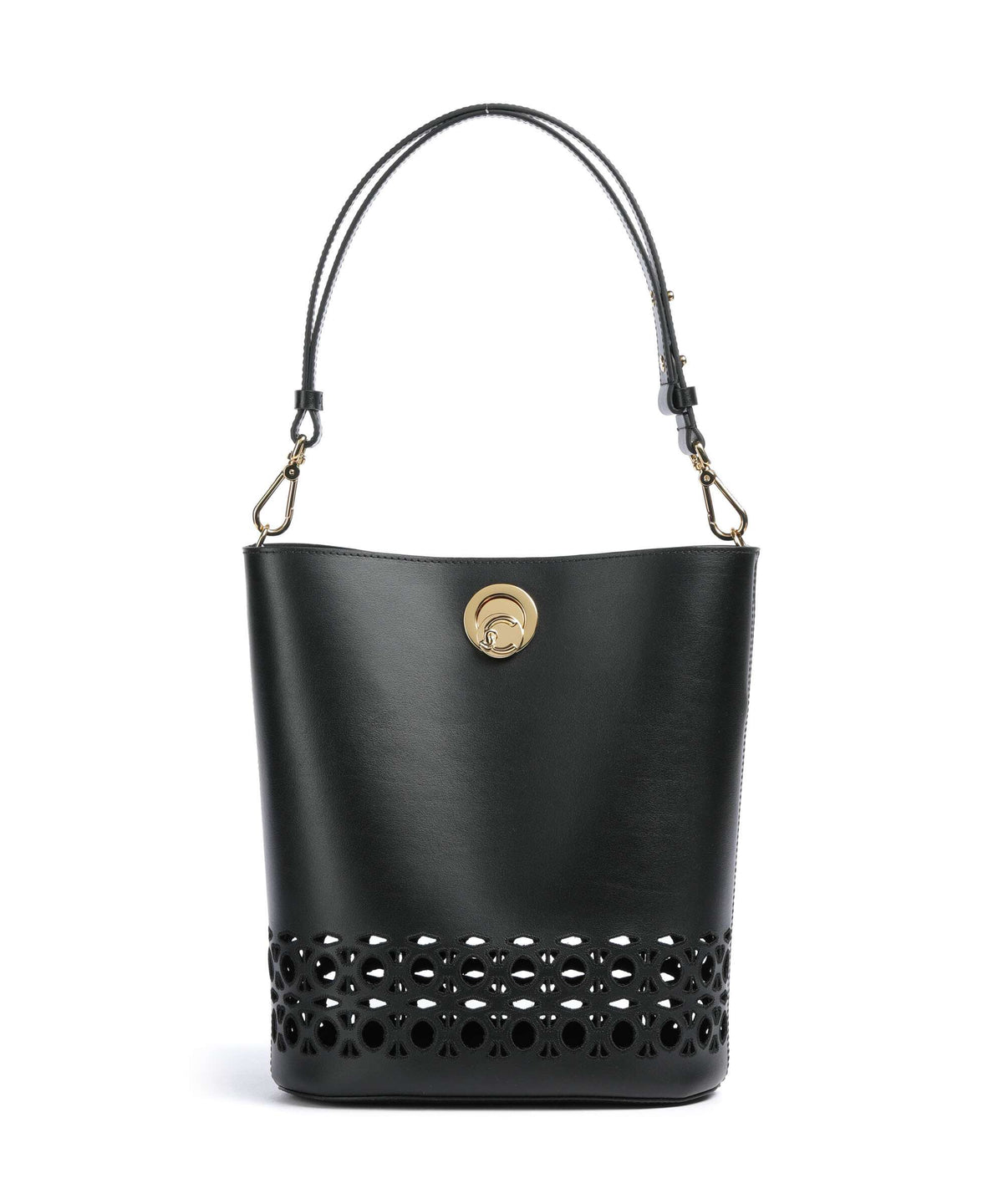 Coccinelle Nikla Monogram Sangallo Bucket bag noir