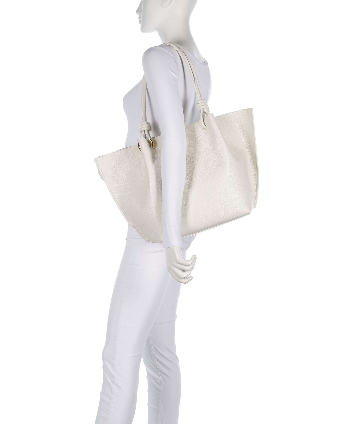 Coccinelle Finn Tote bag pearl