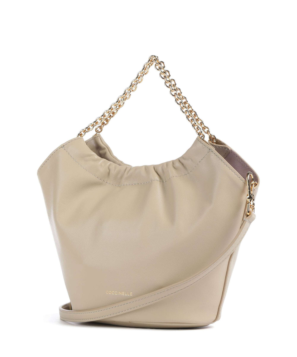 Coccinelle Smash Bucket bag sandshell