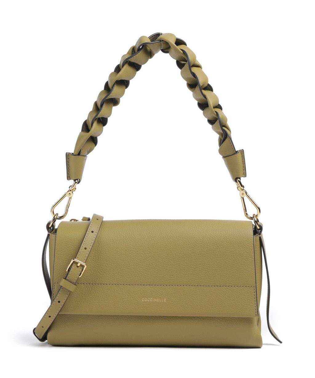 Coccinelle Boheme Grana Double Shoulder bag seagrass/sandshell