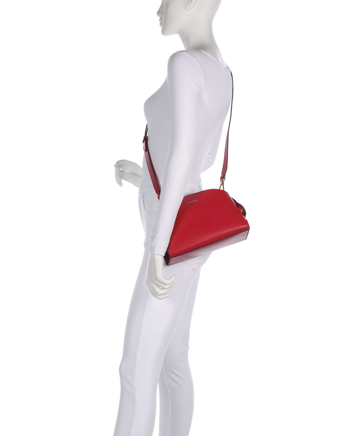 Coccinelle Tylde Calf Crossbody bag scarlet