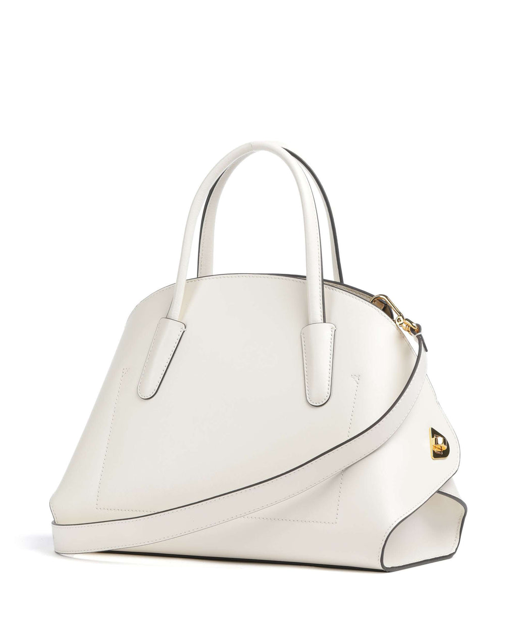 Coccinelle Tylde Calf Handbag pearl