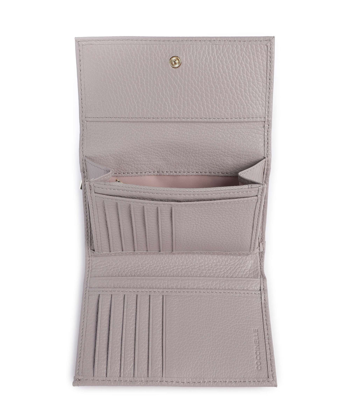 Coccinelle Metallic Soft Wallet oyster