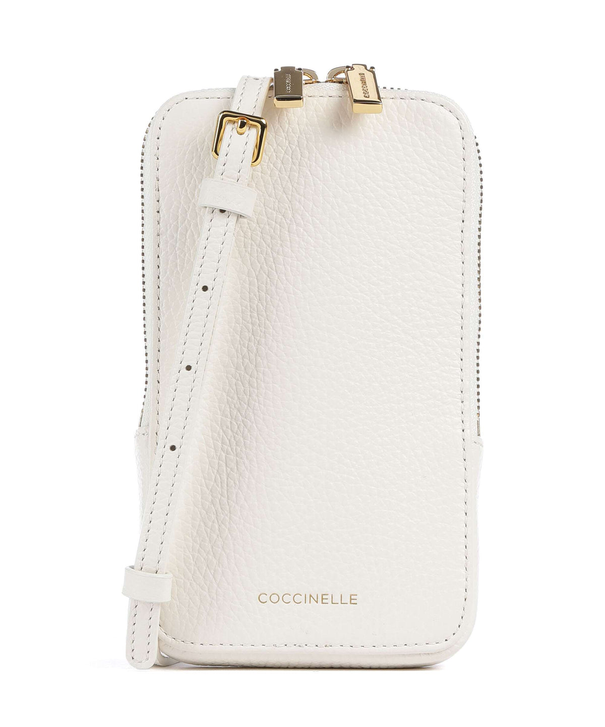 Coccinelle Flor Phone bag pearl