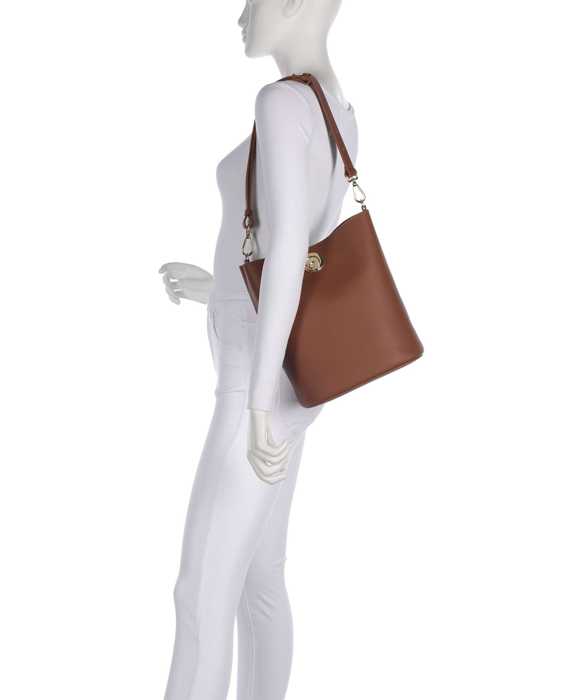 Coccinelle Nikla Bucket bag cognac/noir